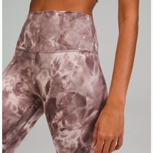 Lululemon Align High Rise Pant 28” in Diamond Dye Mink Bery Lunar Rock